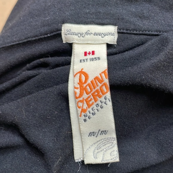 Point Zero black short sleeve top - Picture 8 of 9